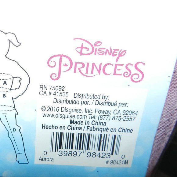 Sleeping Beauty Aurora Prestige Disney Princess Costume XS 3T-4T🆕⌚🏃⚡💨🚚 - Picture 13 of 16